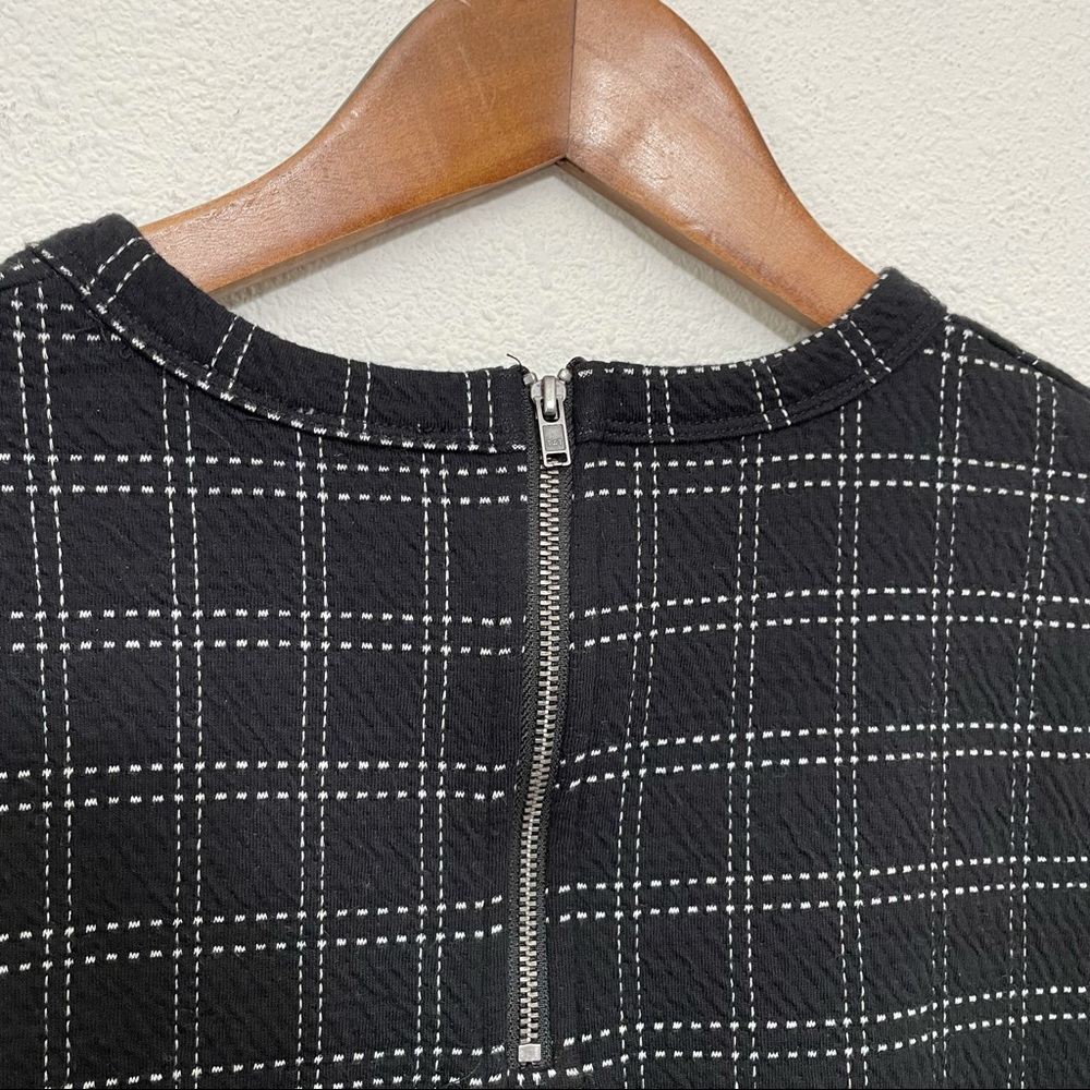 Anthropologie Postmark Window Pane Pattern Blouse… - image 3